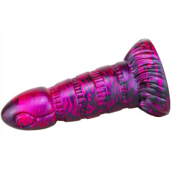MetallicAnal Gode Torff 16 x 5.8cm Violet-Noir